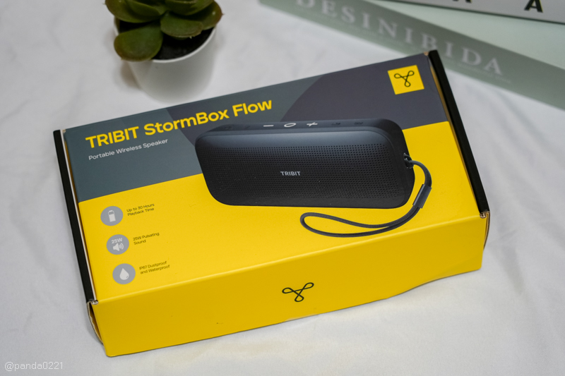 藍牙喇叭開箱｜Tribit StormBox Flow藍牙喇叭．超高CP值！便攜式重低音喇叭，長效電力30小時連續播放～ @Panda&#039;s paradise