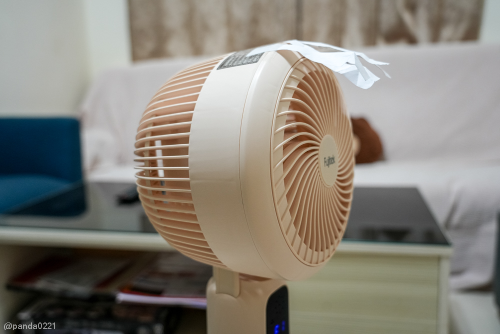 電風扇開箱｜Fujitek富士電通語音遙控循環扇．360度擺頭設計，夏日省電涼感推薦！ @Panda&#039;s paradise