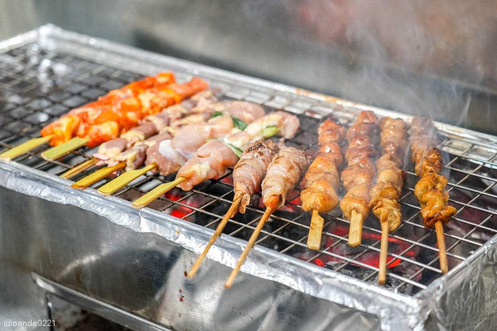 桃園｜赤烤bar．純炭火直球焦香串燒，平價美味，下班小酌聚餐首選！ @Panda&#039;s paradise