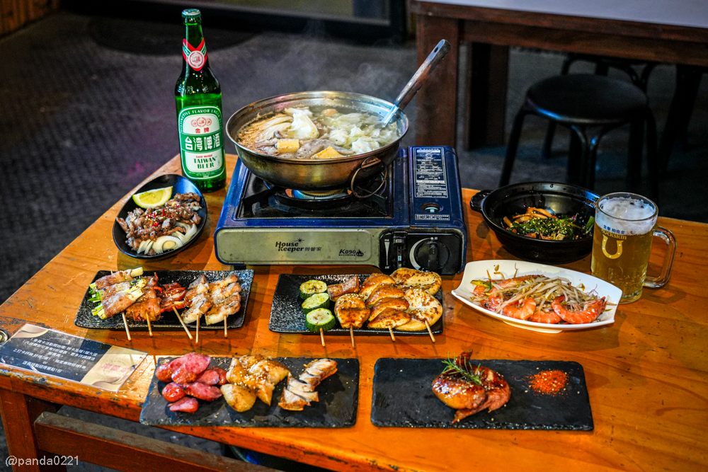 桃園八德｜溜籤串．營業到凌晨四點，深夜聚餐宵夜首選串燒熱炒一次滿足！ @Panda's paradise