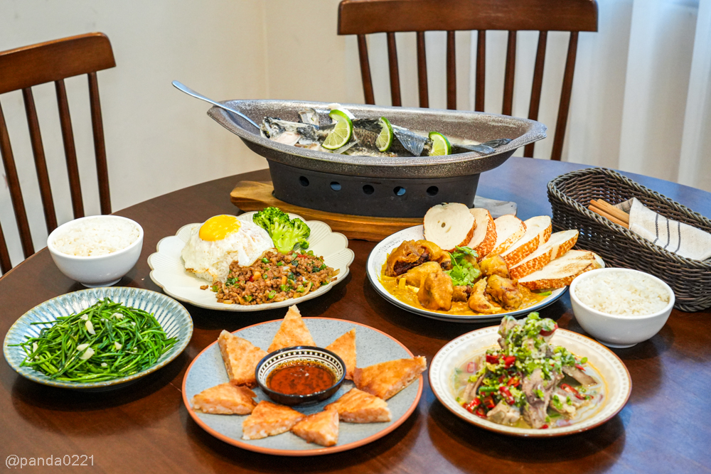 桃園｜Thai Wonderful 蒔泰大興店．南洋風泰式料理餐廳，質感空間適合聚餐，人氣滿座推薦～ @Panda's paradise
