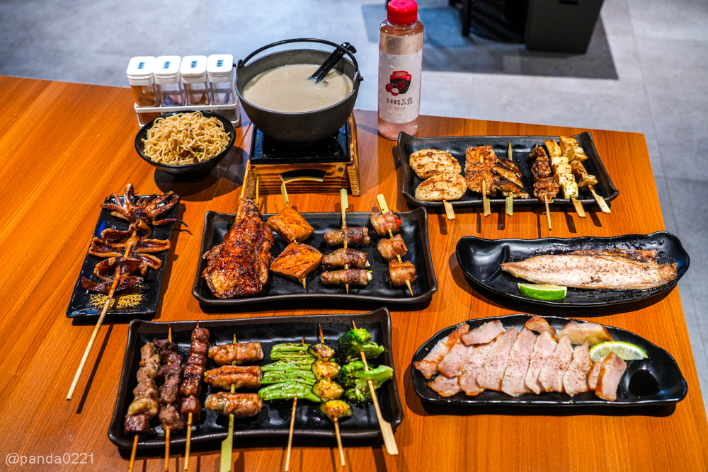 桃園｜柒息地串燒居酒屋-國豐店．29元起平價串燒！肉串、海鮮、蔬菜通通自己挑 @Panda's paradise