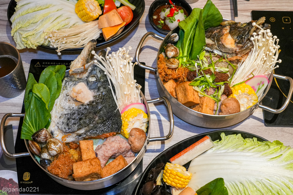 桃園｜97玖柒火鍋城．全桃園最大桌菜式火鍋！$362起自助吧無限吃、10-30人獨立包廂與頂級砂鍋魚頭推薦 @Panda's paradise